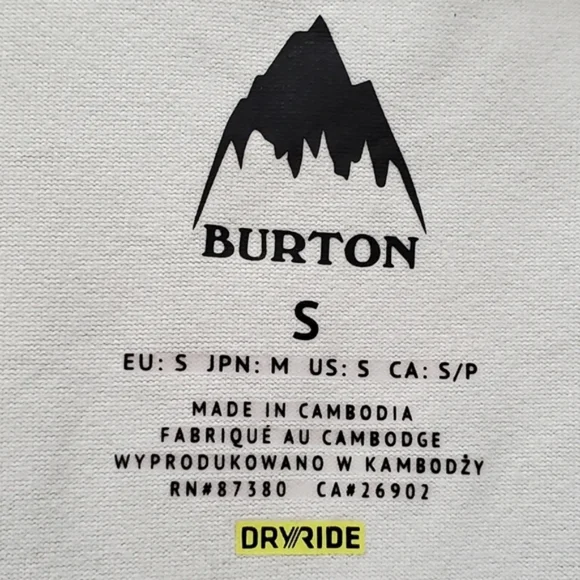NEW Burton Midweight Ski Boarding Rugby baselayer - Picture 6 of 9